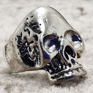 Stainless Men women Punk Design Skull Biker Ring